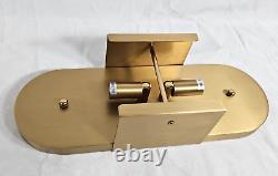 13.8 Alabaster Brass Wall Sconce Gold Vanity Light Bedroom Hallway Living Room