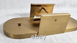 13.8 Alabaster Brass Wall Sconce Gold Vanity Light Bedroom Hallway Living Room