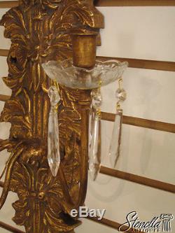 1977 FRIEDMAN BROTHERS Pair of Candle Wall Sconces