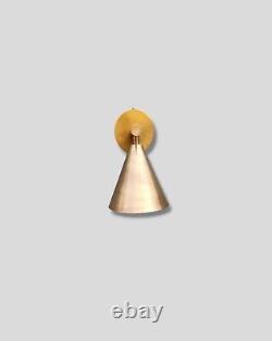 1 Light Mid Century Wall Sconce Wall Light Lamp, Handmade Brass Modern Wall Lamp