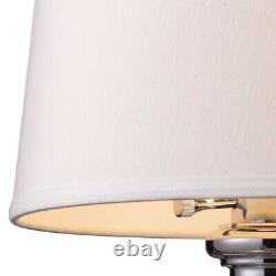 1-Light Swingarm Wall Lamp In Antique Brass With Off-White Fabric Shade Made Of