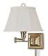 2 Master Eastport Swing Arm Wall Lamp in Polished Solid Brass W3548PB-SL $224