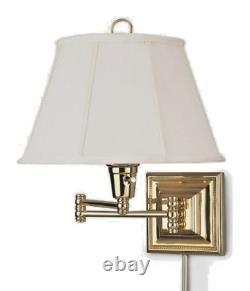 2 Master Eastport Swing Arm Wall Lamp in Polished Solid Brass W3548PB-SL $224