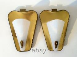2x 50s Wand Lampe Kaiser sconce pair of mid mod wall lamp applique annees 50