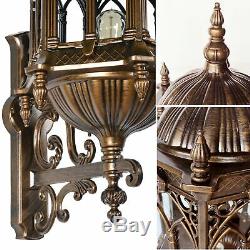 31 Large Exterior Lantern Wall Sconce Weather Resistant Outdoor Porch Lighting