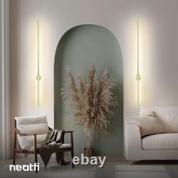 39 Inches LED Indoor Wall Light, Modern Wall Sconce with Remote Control, Dimmabl