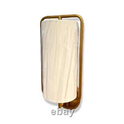 $438 Regina Andrew Gold Geo Rectangle Wall Lighting Sconce Natural Brass