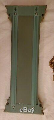 6pc Lot Hollywood Regency Ornate Gold Vtg Wall Decor Sconces Mirrors Shelf