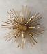 $898 New Anthropologie Gold Starburst Wall Sconce Lighting