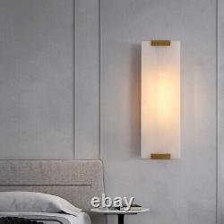 Alabaster Light Wall Sconce Lamp Lighting Fixture Indoor Decor Lampe 110V USA