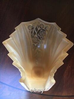 Antique Consolidated Glass single Slip Shade for Sconce Chandelier wall fixtures