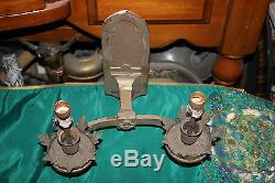 Antique Medieval Gothic Religious Wall Sconce Light Fixture-#4-Double Light