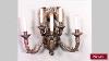 Antique Pair Of French Empire Style Bronze 5 Arm Wall Sconce