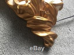 Art Nouveau Figural Head Bust Wall Sconce Lamp Reproduction
