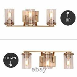 Bathroom Vanity Light Fixtures Wall Sconce Modern Gold Accessories Design