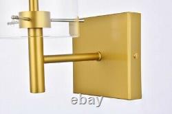 Brass Dining Room Bedroom Bathroom Wall Sconce Glass Shade Lighting Fixtures 17