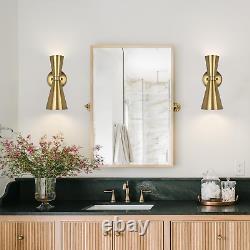 Brass Wall Sconce, Mid Century Modern Sconce Wall Lighting Fixture, E12 Bathroom