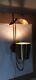 Brass Wall Sconce Single Light 1950 Italian Style Mid Century elegant Wall Lamp