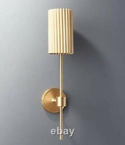 CB2 FLUTED GOLD WALL SCONCE- Brand NEW
