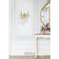 CRYSTAL WALL SCONCE GOLD MARIA THERESA DINING LIVING ROOM BEDROOM 2 LIGHT 16 in