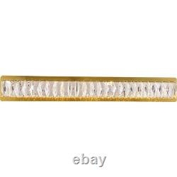 CRYSTAL WALL SCONCE LED GOLD HALLWAY BATHROOM VANITY BEDROOM DINING ROOM 32 inch