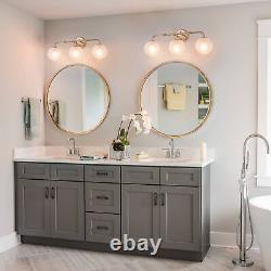 Ciare Glam Modern Gold Wall Sconces Orb Bathroom Vanity