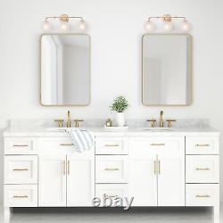 Ciare Glam Modern Gold Wall Sconces Orb Bathroom Vanity