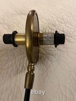 Clarkson double sconce, hand-rubbed antique brass with linen shades