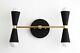 Collectibles 4 Lights Wall Sconces Lamps Lighting Sconces Fixture in Black Golds