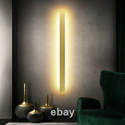 Contemporary Elongated Bar Wall Sconce Light Bedroom Indoor Wall Mount Lamp LED