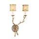 Corbett Lighting 66-12 Wall Sconce In Gold And Silver Leaf