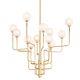 Corbett Lighting Lazlo 1 Light Wall Sconce, Vintage Gold Leaf 327-01-VGL