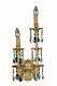 Crystal French Gold Dining Living Room Bathroom Hallway Wall Sconce 2 Light 17
