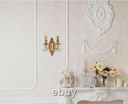 Crystal French Gold Dining Room Bathroom Bedroom Hallway Wall Sconce 2 Light 11