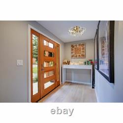 Crystal Glass Wall Sconce Gold Sputnik Modern Living Room Bedroom 4 Light 19