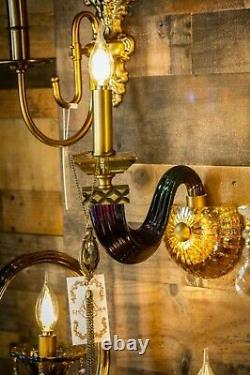 Crystal Wall Light Glass Wall sconces Handmade Wall Lamp Fixture1 Light indoor