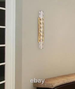 Crystal Wall Sconce Modern Gold Bathroom Vanity Hallway Bedroom Lighting 30