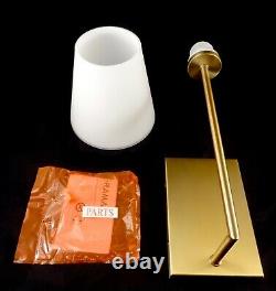 Crystorama Lena 1 Light Vibrant Gold Wall Mount Sconce LEN-250-OP-VG, New In Box