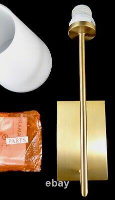 Crystorama Lena 1 Light Vibrant Gold Wall Mount Sconce LEN-250-OP-VG, New In Box