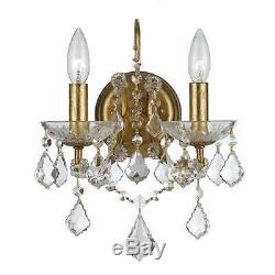 Crystorama Lighting 4452-GA-CL-S Wall Sconce In Antique Gold