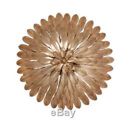 Crystorama Lighting Group Broche Antique Gold Four-Light Wall Sconce