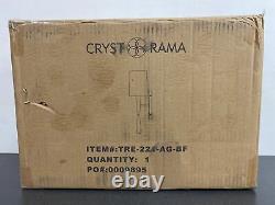 Crystorama Lighting Group TRE-221-AG-BF Trenton 19- Aged Brass / Black Forged