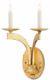 Currey and Company Venus Contemporary Antique Gold Leaf Wall Sconce
