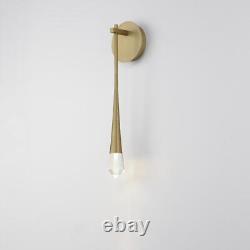 ET2 Contemporary Lighting E24220-122GLD Pierce Wall Sconce Gold