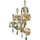 Elegant Lighting 2801W5G-GT/SS Maria Theresa Wall Sconces Gold