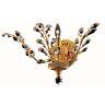 Elegant Lighting Orchid 14 Elements Crystal Wall Sconce in Gold