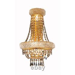 Elegant Lighting V1803W12SG/RC Primo Wall Sconce Gold
