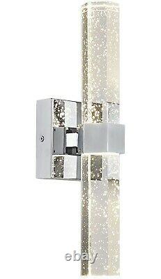 Epinl Vanity Light Modern Crystal Bathroom 3000k Light Fixtures Wall Sconce Over