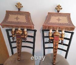 Fine Art Lamps 333150ST Brown Gold Wall Sconce Lights Miami Florida 30X 13.5