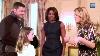 First Lady Michelle Obama Surprises Visitors On White House Tour And Opens Old Family Dining Room